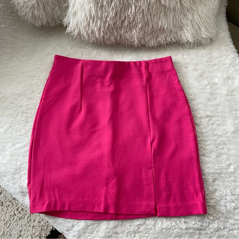 Pink Stradivarius Mini Skirt